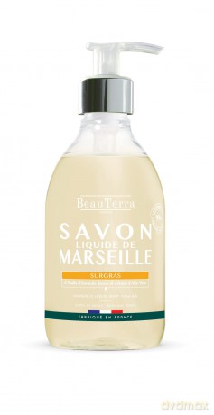 BeauTerra - Marseille Liquid Soap - Sweet Almond Oil - 300 ml