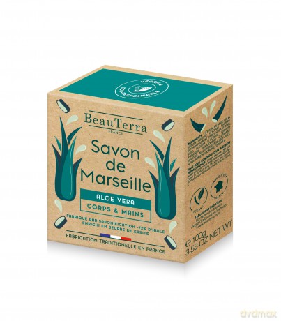BeauTerra - Marseille Solid Soap - Aloe Vera - 100