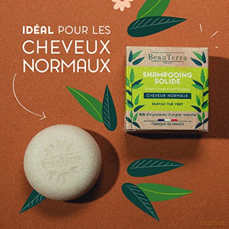 BeauTerra - Shampoo Bar - Normal Hair - 75 g