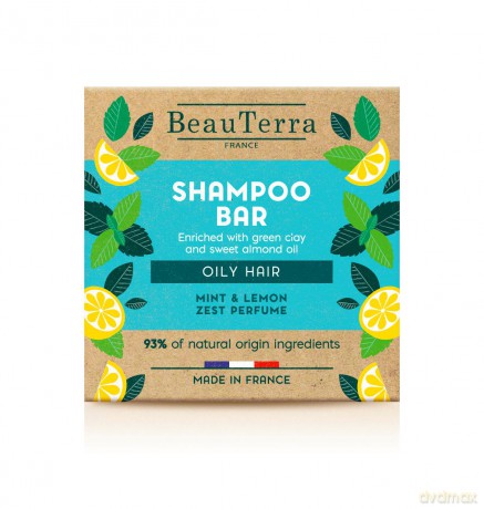 BeauTerra - Shampoo bar - Oily hair - 75