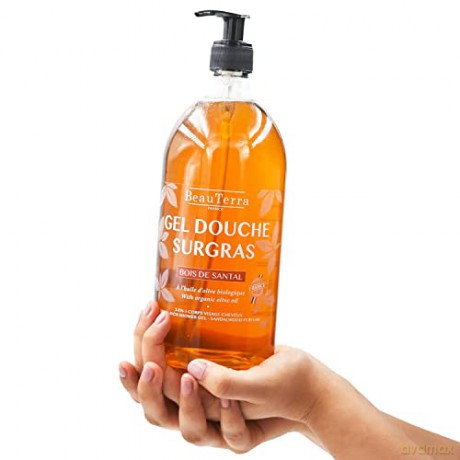 BeauTerra - Ultra Rich Shower Gel - Sandalwood - 1L