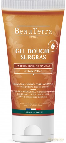 BeauTerra - Ultra Rich Shower Gel - Sandalwood - 200 ml