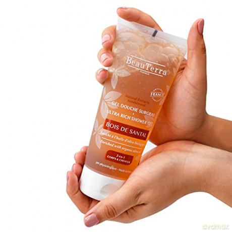 BeauTerra - Ultra Rich Shower Gel - Sandalwood - 200 ml