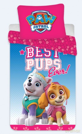 Bed Linen - Junior Size 100 x 140 cm - Paw Patrol Best Pups Ever! (1029008)