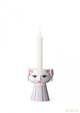 Bjrn Wiinblad - Eva Candle Holder - H9.5 cm - Pink