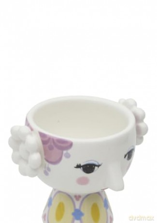 Bjrn Wiinblad - Eva Tealight Holder - Yellow/Lavender - 6.5 cm