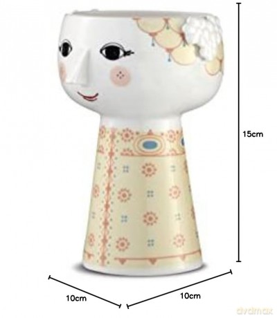 Bjrn Wiinblad - Eva Vase - H15 cm - Soft Yellow