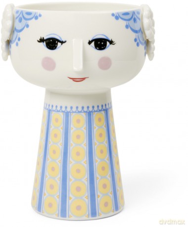 Bjrn Wiinblad - Eva Vase - H18.5 cm - Blue