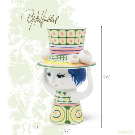 Bjrn Wiinblad - Lady Vase - H24.5 cm - Green