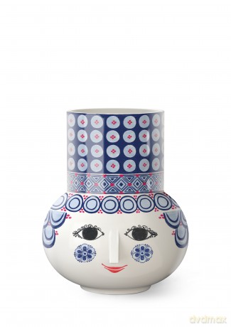 Bjrn Wiinblad - Olga Vase - Blue - 20 cm
