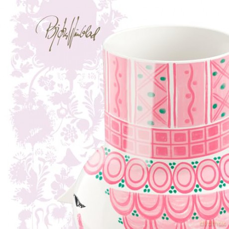 Bjrn Wiinblad - Olga Vase - Pink - 15 cm