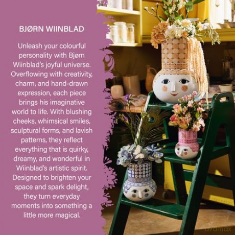 Bjrn Wiinblad - Olga Vase - Pink - 15 cm