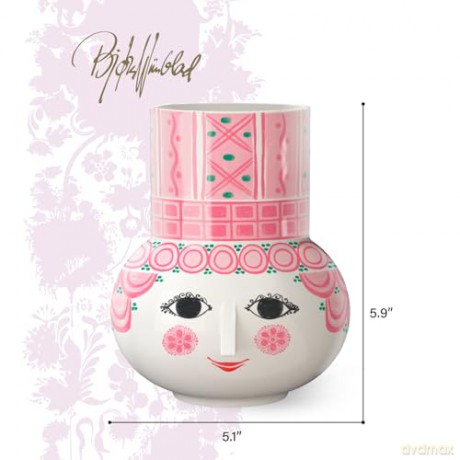 Bjrn Wiinblad - Olga Vase - Pink - 15 cm
