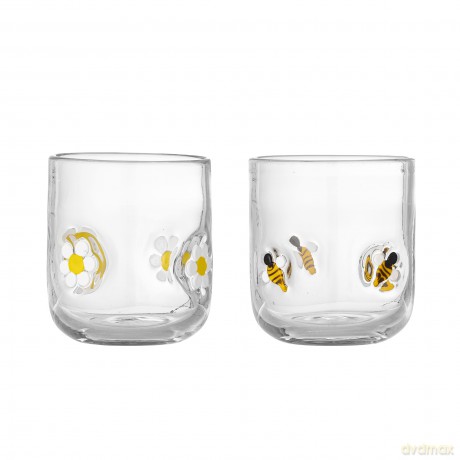 Bloomingville - Buzz Drinking Glass - Set Of 2 - Clear