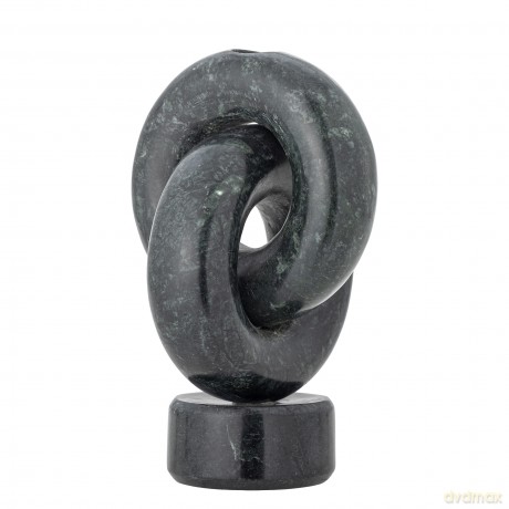 Bloomingville - Goa Candle Holder - Green - Marble