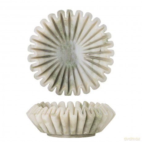 Bloomingville - Harmonia Bowl - Green - Marble