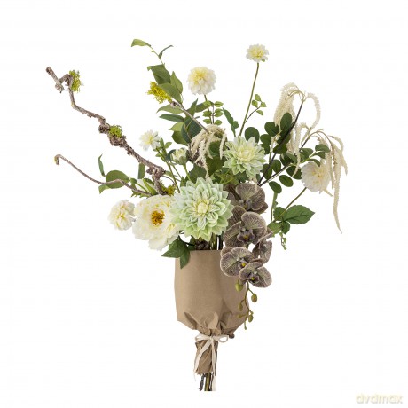 Bloomingville - Rise Bouquet - White - Artificial Flowers