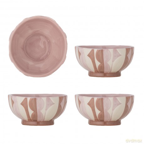 Bloomingville - Saul Bowl - Rose - Stoneware