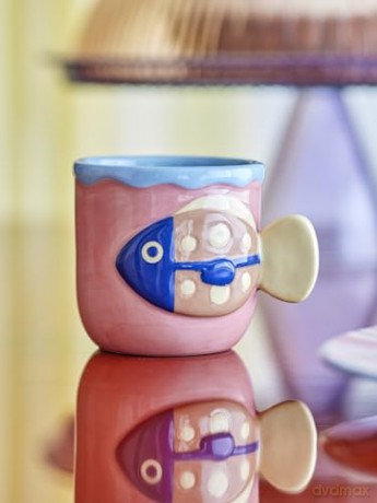 Bloomingville - Willy Cup - Multi - Set Of 2 - Stoneware