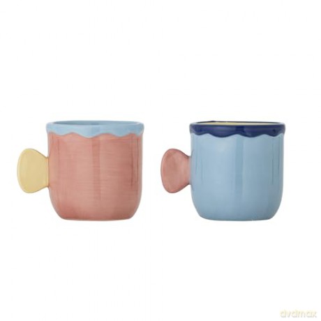 Bloomingville - Willy Cup - Multi - Set Of 2 - Stoneware