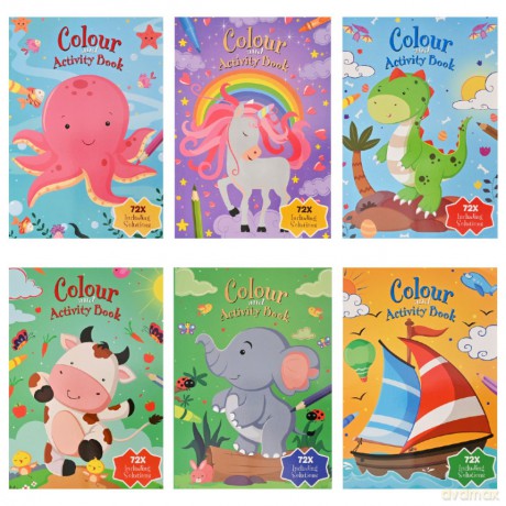 Box of 24 x Avenir - Activity Book Asst (1342)