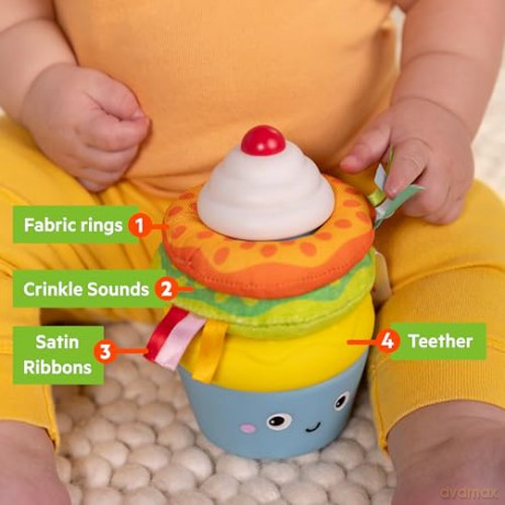 Bright Starts - Cupcake Tower Stacking Toy with Teether (BS-17238)
