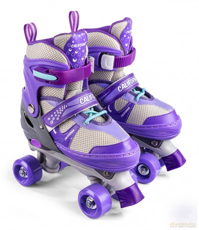 California - Adjustable Side-by-Side Roller Skates - Size 31-34