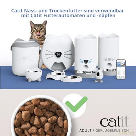 Catit - Premium Dry Food for Cats - Adult Poultry - 400 g