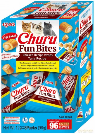 Churu - Fun Bites - Tuna - 8 pcs - 14 grams per tube
