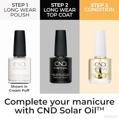 CND - Vinylux Cream Puff - White