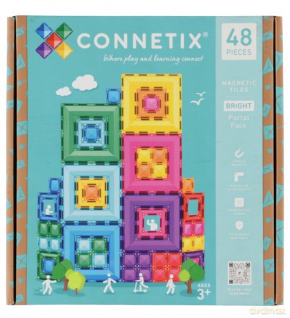Connetix - Bright Portal Pack - 48 pc (CT-R-00048-PP)