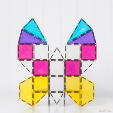 Connetix - Glitter Unicorn Pack - 56pc (CT-G-00056-GU)