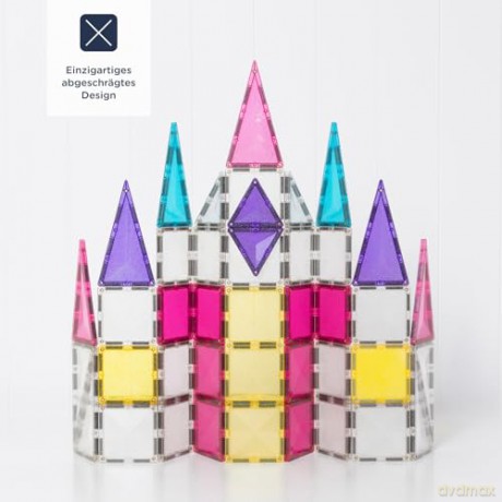 Connetix - Glitter Unicorn Pack - 56pc (CT-G-00056-GU)