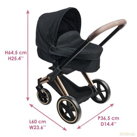 Corolle - MGP 14/17 Cybex-3in1 Pram - BLK (9000142070)