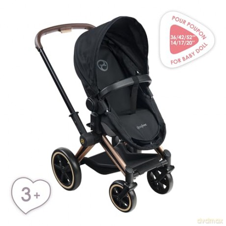 Corolle - MGP 14/17 Cybex-3in1 Pram - BLK (9000142070)
