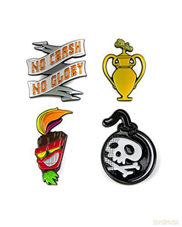Crash Team Racing Toolbox Pin Badge Set