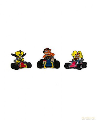Crash Team Racing Toolbox Pin Badge Set