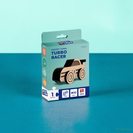 CrateIT - Crateit Town Wooden toy Turbo Racer (CR-C1201)