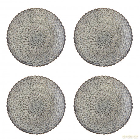 Creative Collection - Katrina Plate - Grey - 10 inches