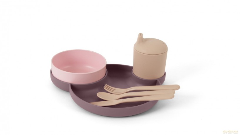 Dantoy - Tiny Dinner Set aubergine in foil (6081)