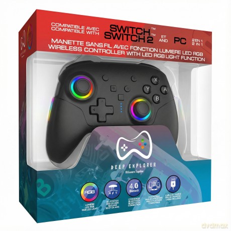 Deep Explorer - SW2 RGB WIRELESS PRO CONTROLLER