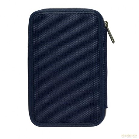 Dino World - Adventure World Double Pencil Case With Snake - Deep Blue