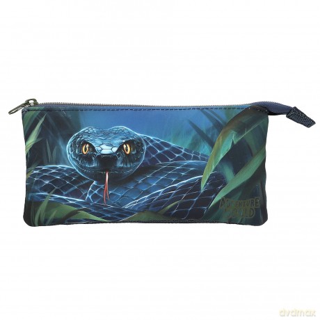 Dino World - Adventure World Pencil Tube - Snake - Deep Blue-Green