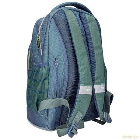 Dino World - Adventure World School Backpack With Snake - Deep Blue-Green