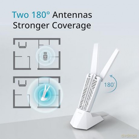 D-Link - BE6500 Wi-Fi 7 USB Adapter