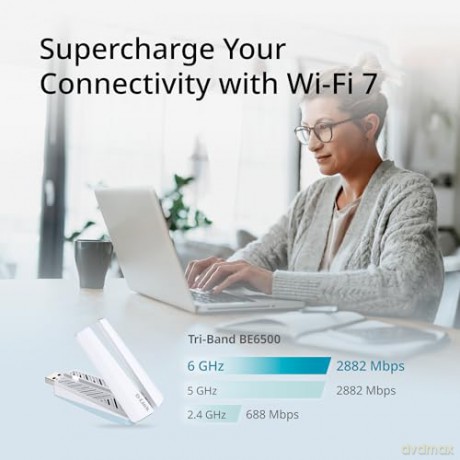 D-Link - BE6500 Wi-Fi 7 USB Adapter