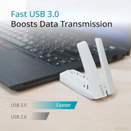 D-Link - BE6500 Wi-Fi 7 USB Adapter