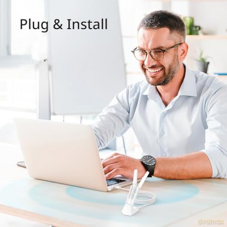D-Link - BE6500 Wi-Fi 7 USB Adapter