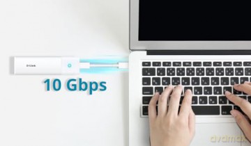 D-Link - USB-C M.2 NVMe/NGFF SSD Enclosure