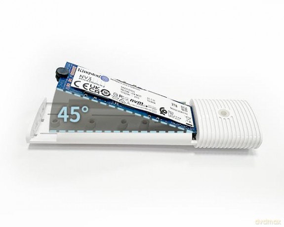 D-Link - USB-C M.2 NVMe/NGFF SSD Enclosure